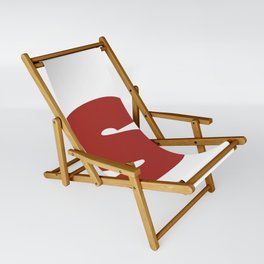s (Maroon & White Letter) Sling Chair