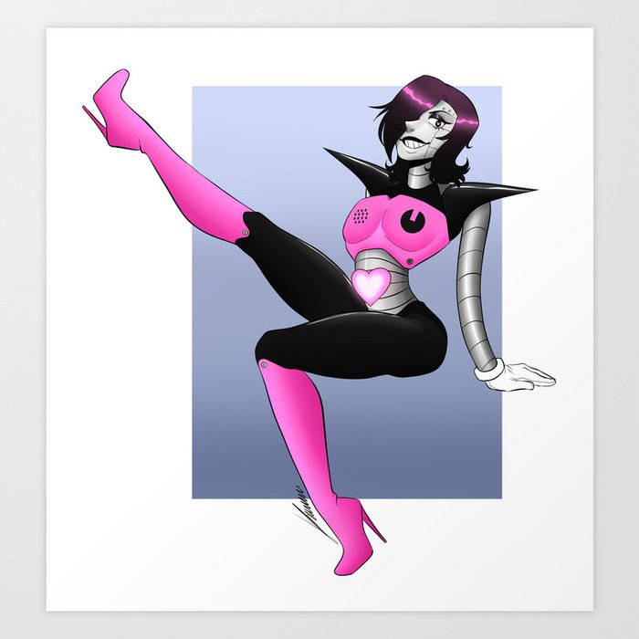 mettaton jojo pose Photographic Print for Sale by gothdads