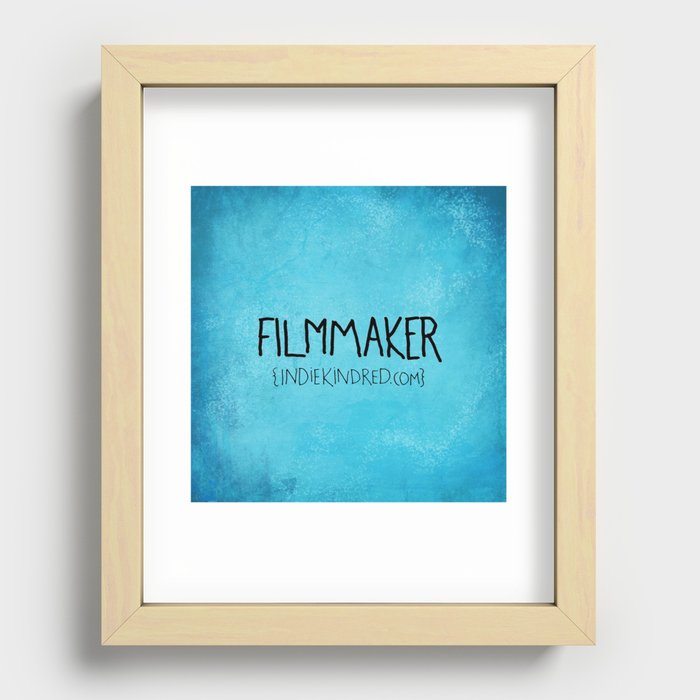 Filmmaker Recessed Framed Print