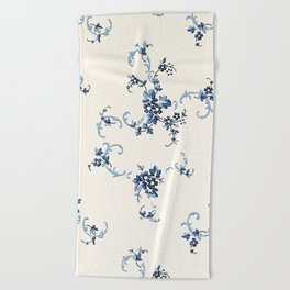 Vintage Floral 34 Beach Towel