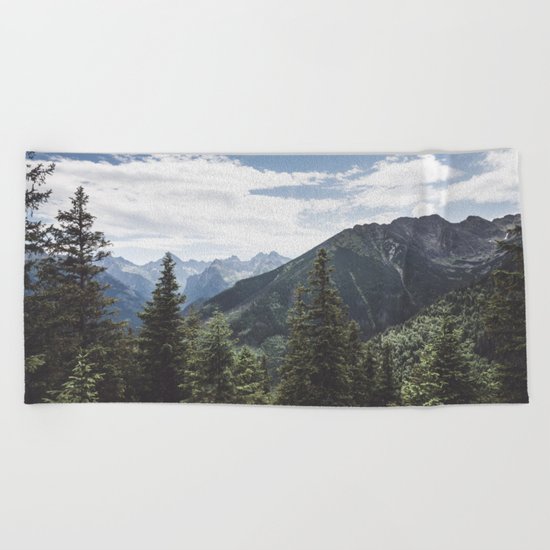 Tatra Mountains Beach Towel