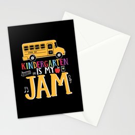 Kindergarten Is My Jam Stationery Card