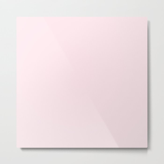 Pink Fabric Metal Print
