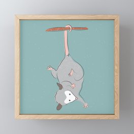 Little possum Framed Mini Art Print