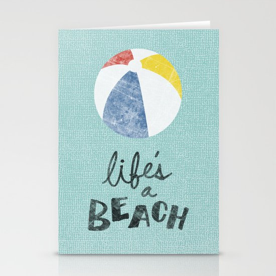 Life's a Beach. Stationery Cards