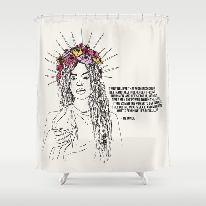 Feminine shop shower curtains