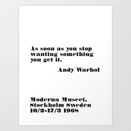 you get it - andy quote Art Print