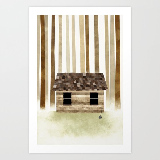 Lost to the Trees Art Print