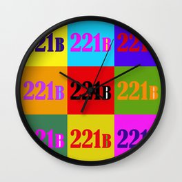 221B Color Block Wall Clock