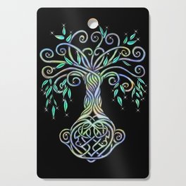 Celtic Tree of Life Multi Colored Cutting Board