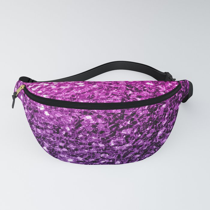 Purple Pink Ombre glitter sparkles Fanny Pack by PLdesign | Society6