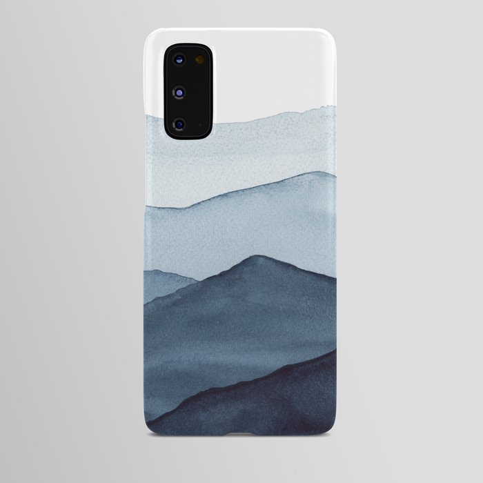 abstract watercolor mountains Android Case