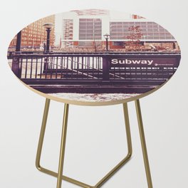 New York City - Subway Side Table