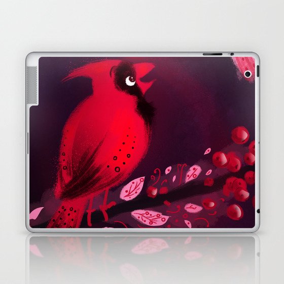 Cardinal Song Laptop & iPad Skin