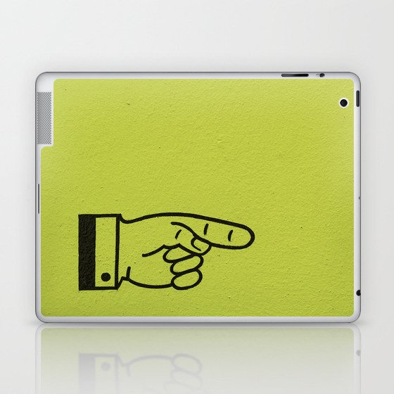 Direction Lime Green Laptop & iPad Skin