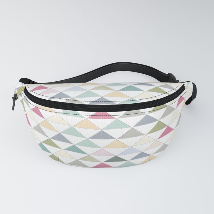Colorful Triangle Tile Pattern Fanny Pack