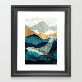 Blue Whale Framed Art Print