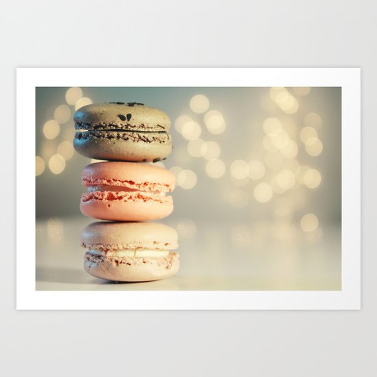 neapolitan macarons Art Print