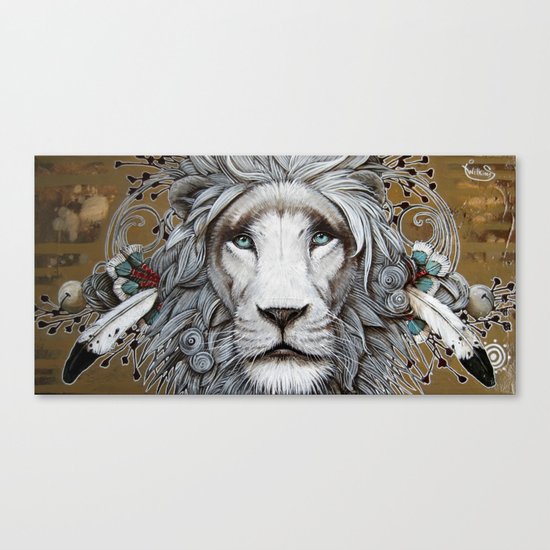guerrier pacifique Canvas Print