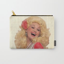 Dolly Parton - Watercolor Carry-All Pouch | Dumbblonde, Flower, Red, Cowgirl, Blonde, 9To5, Countrystar, Jolene, Digital, Music 