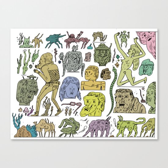 gefgefgefgefgef Canvas Print