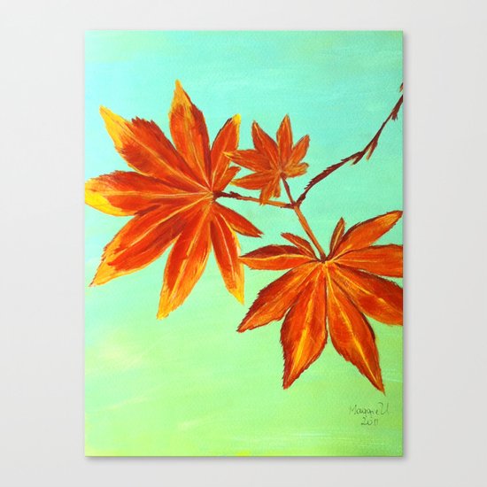 Autumn leaves Canvas Print
