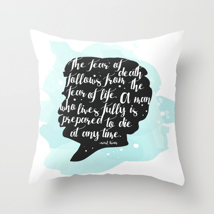Decorative pillows with quotes top