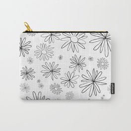 daisies and chamomile Carry-All Pouch | Pattern, Drawing, Digital, Daisy, Spring, Vectorial, Flowers 
