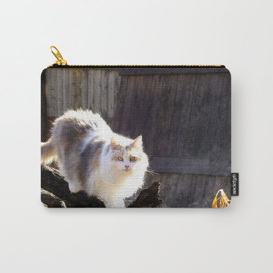 The Beautiful Maine Coon Dilute Calico Carry-All Pouch