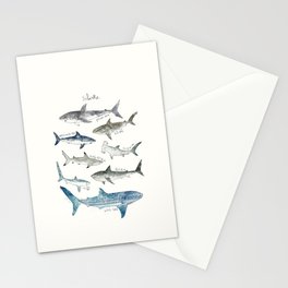 Sharks Stationery Cards