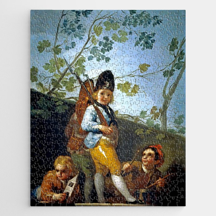 Francisco Goya "Boys Playing Soldiers" Jigsaw Puzzle
