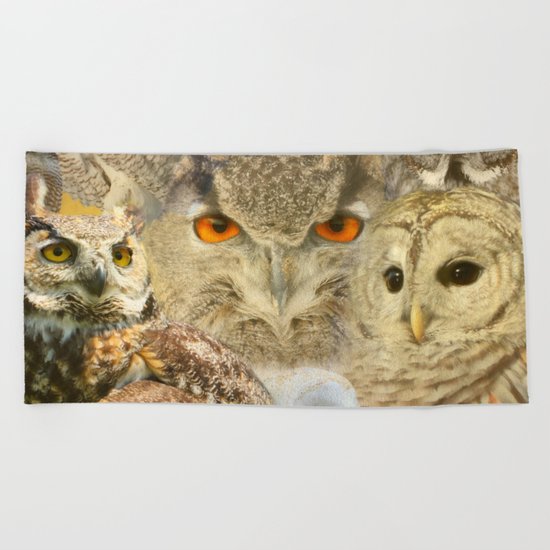 OWL you need is LOVE Beach Towel