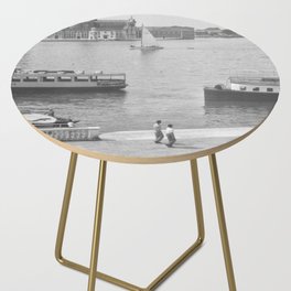 Panoramic view of Venice, Italy, 1950 Side Table