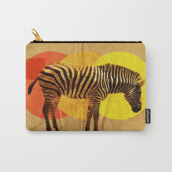 Zebra Card Carry-All Pouch