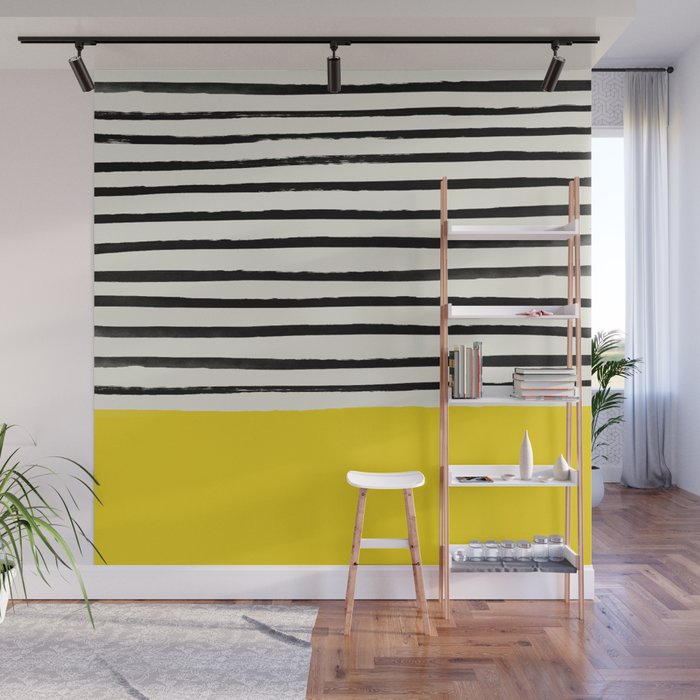 Sunshine x Stripes Wall Mural