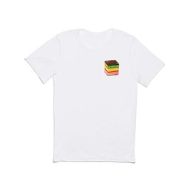 Italian Rainbow Cookie Pattern - White T Shirt | Pop Art, Food, Kitschy, Cookie, Digital, Cookies, Rainbow, Pattern, Kitsch, Vintage 