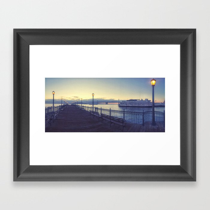 Pier 7 Framed Art Print