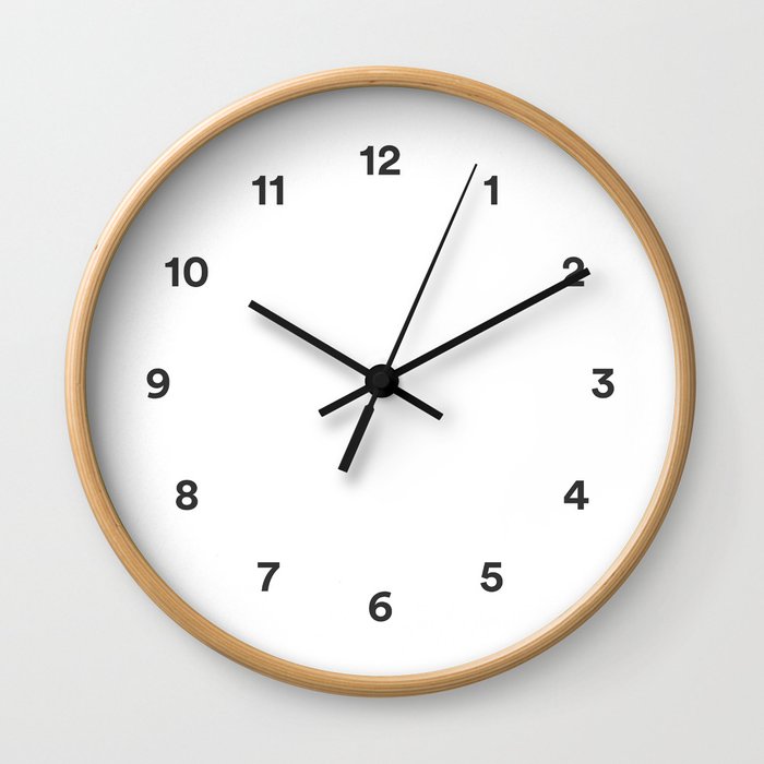 Plain Clock Wall Clock