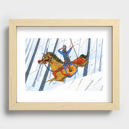 Year of the Horse 午 Recessed Framed Print