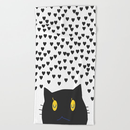cat-155 Beach Towel