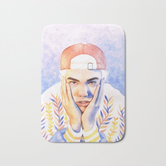 Conan Gray Bath Mat By Artbyneve Society6