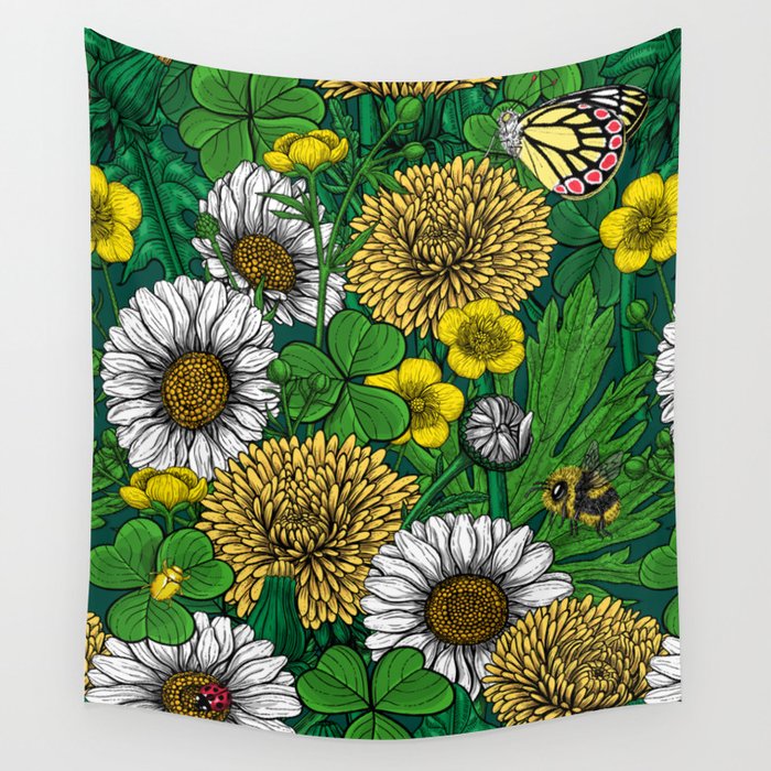 Spring green Wall Tapestry