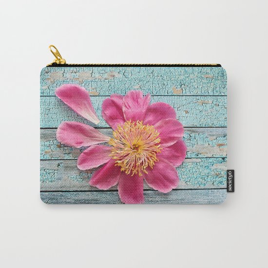 pink peony Carry-All Pouch