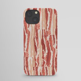 Bacon pattern iPhone Case