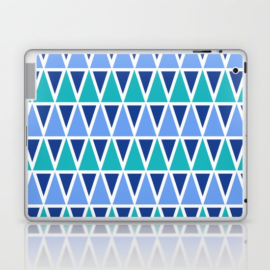 Tribal Pattern - Blue Laptop & iPad Skin