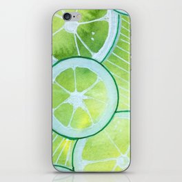 Lime Rings iPhone Skin