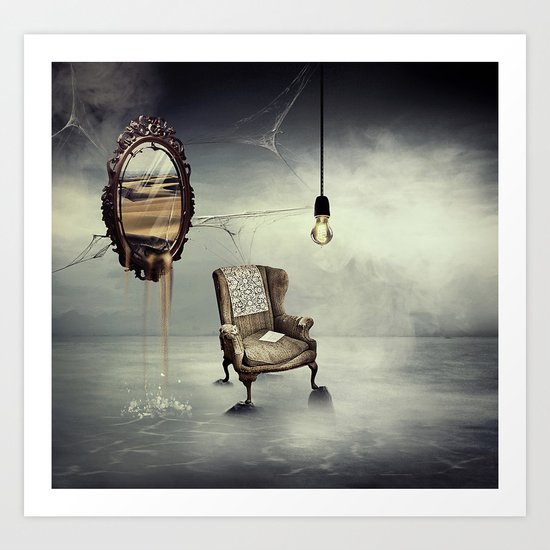Reflection of truth Art Print