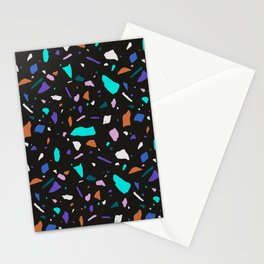 Colorful terrazzo seamless pattern  Stationery Card