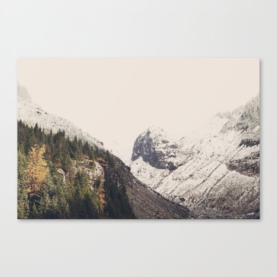 Winter Mountain Morning Canvas Print