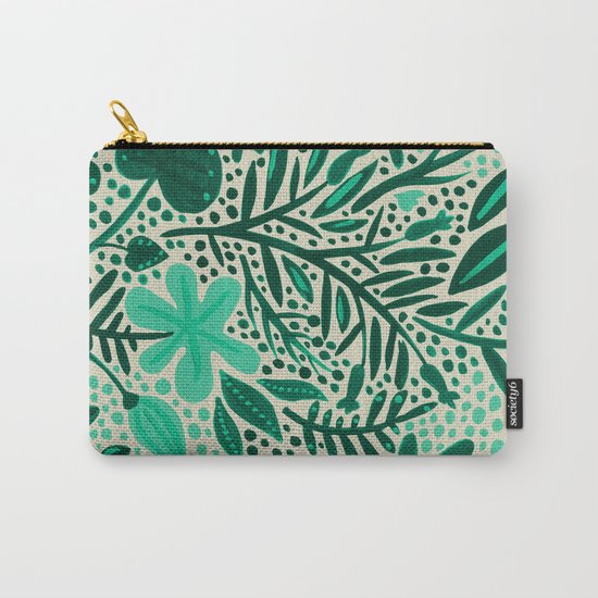 Green Garden Carry-All Pouch